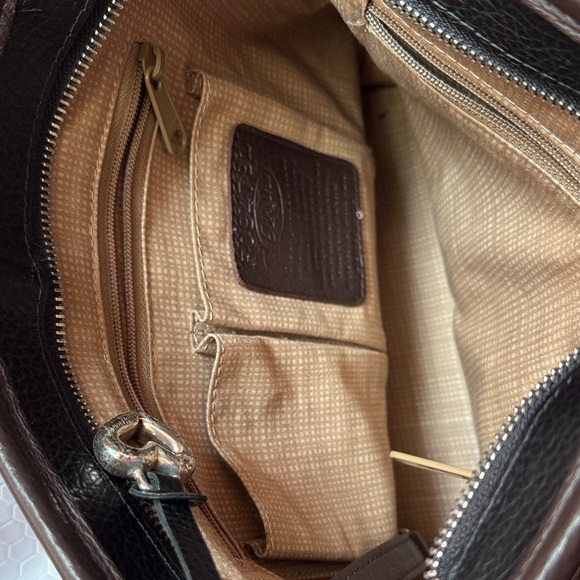 Brighton Black and Brown Heart Shoulder Bag - Picture 4 of 5